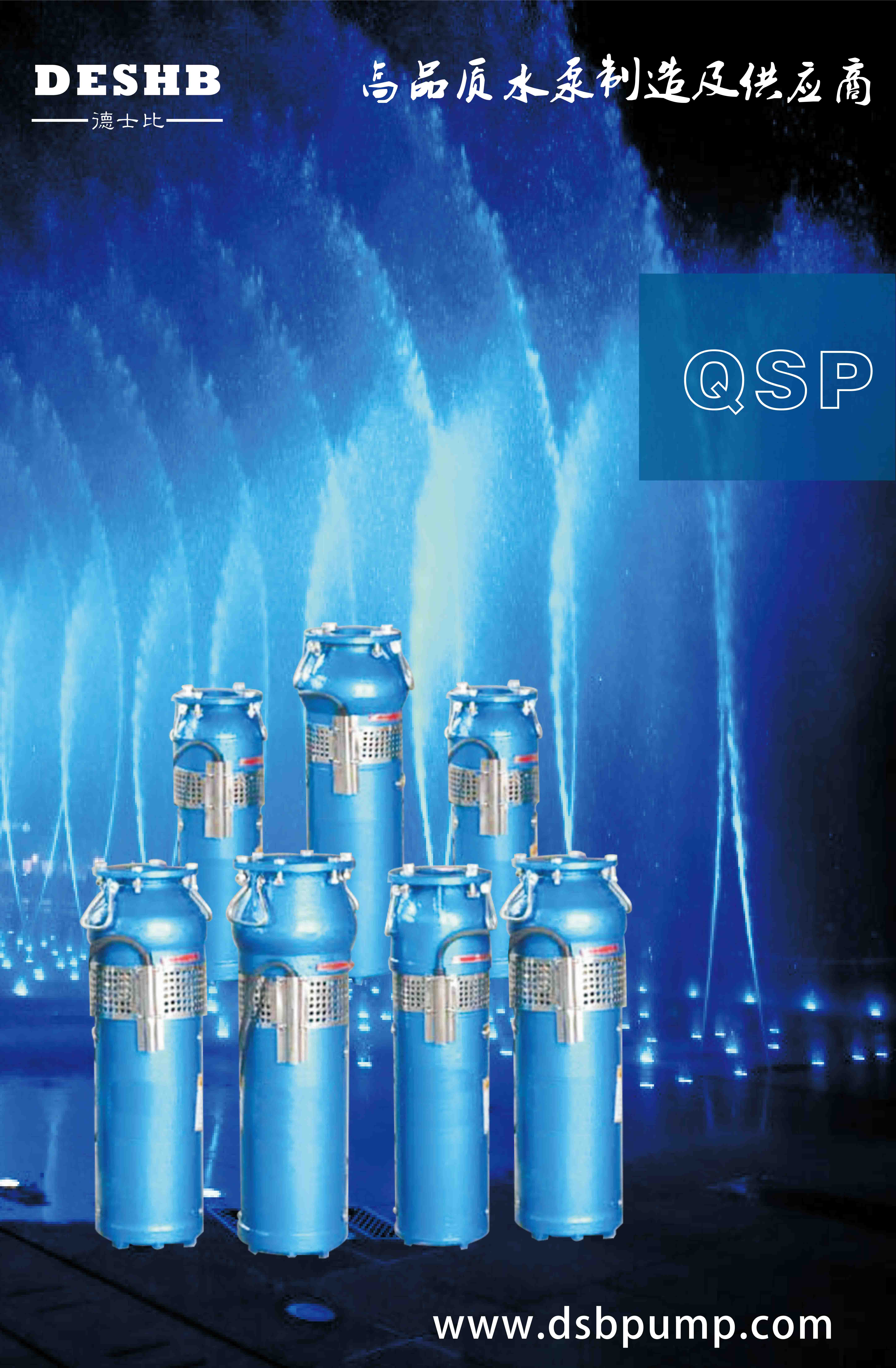 QS,QSP系列 充水式噴泉專用泵