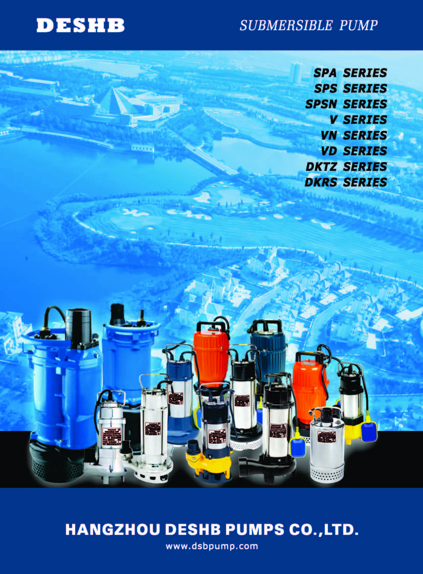 SPSN,SPA,SPS,VN,VD,DKTS,DKRS系列潛水噴泉泵
